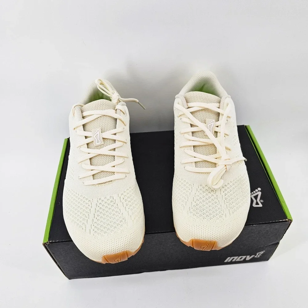 NIB Women's Inov8 F-Lite 245‎ Ivory Gum Athletic Shoes Size 10.5